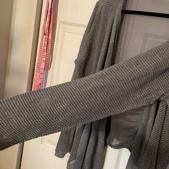 Torrid grey waterfall cardigan - Picture 2 of 4